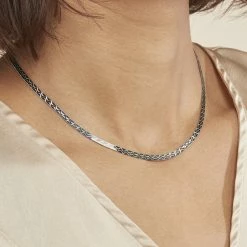 Histoire D'Or Collier Kalyane Argent Bicolore -Colliers Fantaisie Soldes FACFBW00HV model1