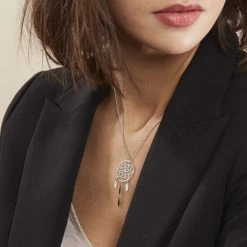 Histoire D'Or Collier Enola Argent Blanc -Colliers Fantaisie Soldes FACFBW00J3 model0