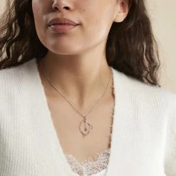 Histoire D'Or Collier Melaine Argent Blanc 7 Histoire D'Or Collier Melaine Argent Blanc -Colliers Fantaisie Soldes FACFBW00KI model1