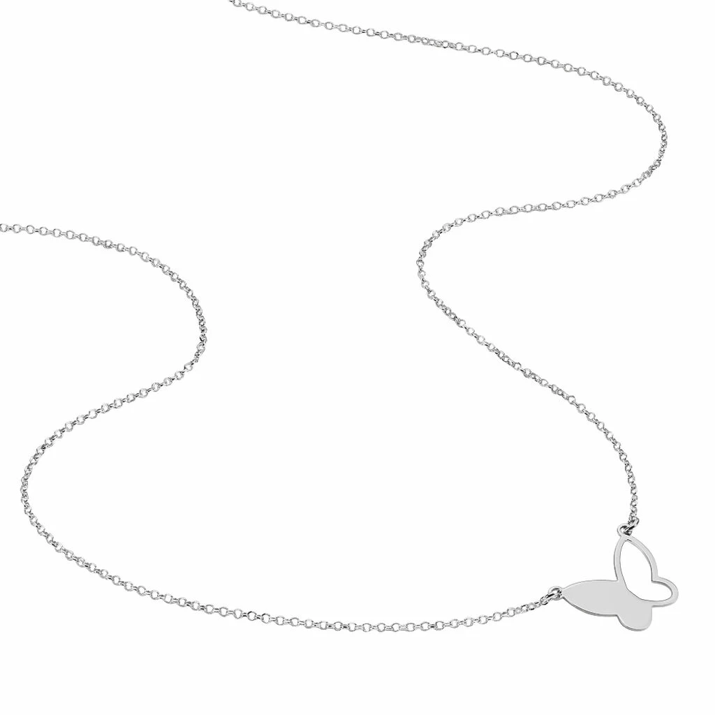 Histoire D'Or Collier Maria Argent Blanc 2 Histoire D'Or Collier Maria Argent Blanc – Image 2