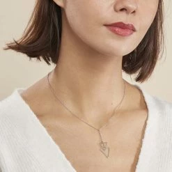 Histoire D'Or Collier Chayann Argent Blanc -Colliers Fantaisie Soldes FACFBW00TT model0