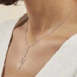 Histoire D'Or Collier Chayann Argent Blanc -Colliers Fantaisie Soldes FACFBW00TT model1