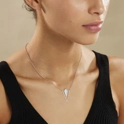 Histoire D'Or Collier Tylee Argent Blanc -Colliers Fantaisie Soldes FACFBW00U0 model0