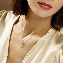 Histoire D'Or Collier Loona Argent Blanc -Colliers Fantaisie Soldes FACFBW00YJ model0