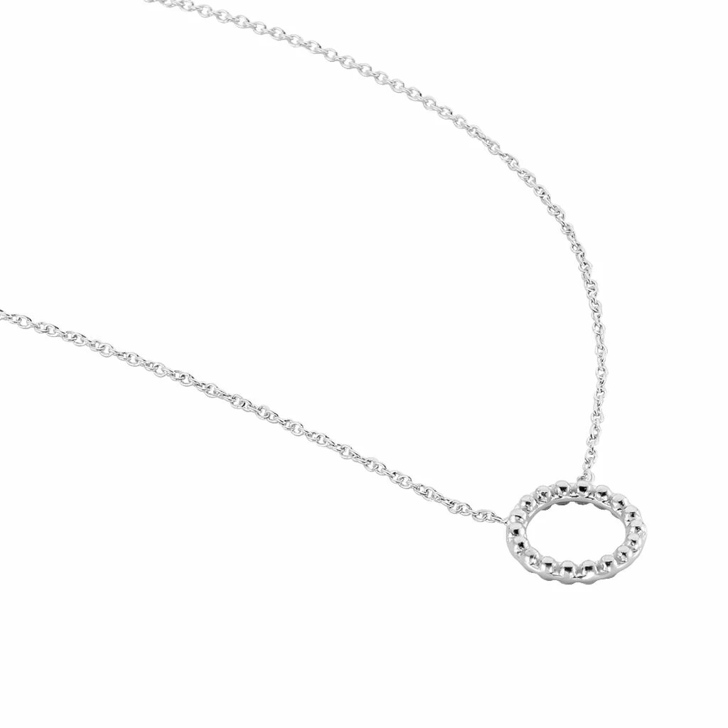 Histoire D'Or Collier Peytone Argent Blanc 2 Histoire D'Or Collier Peytone Argent Blanc – Image 2