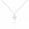 Histoire D'Or Collier Oumeima Argent Blanc