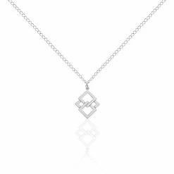 Histoire D'Or Collier Oumeima Argent Blanc