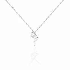 Histoire D'Or Collier Mayssoun Argent Blanc