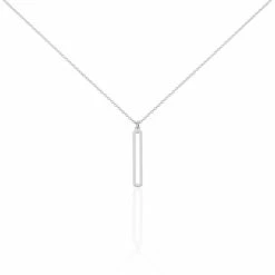 Histoire D'Or Collier Nouheila Argent Blanc