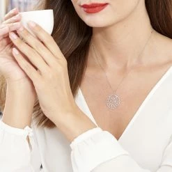 Histoire D'Or Collier Slorane Argent Blanc -Colliers Fantaisie Soldes FACFBW011K model0