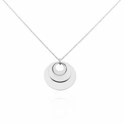 Histoire D'Or Collier Abyae Argent Blanc
