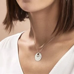 Histoire D'Or Collier Abyae Argent Blanc 5 Histoire D'Or Collier Abyae Argent Blanc -Colliers Fantaisie Soldes FACFBW014Q model0