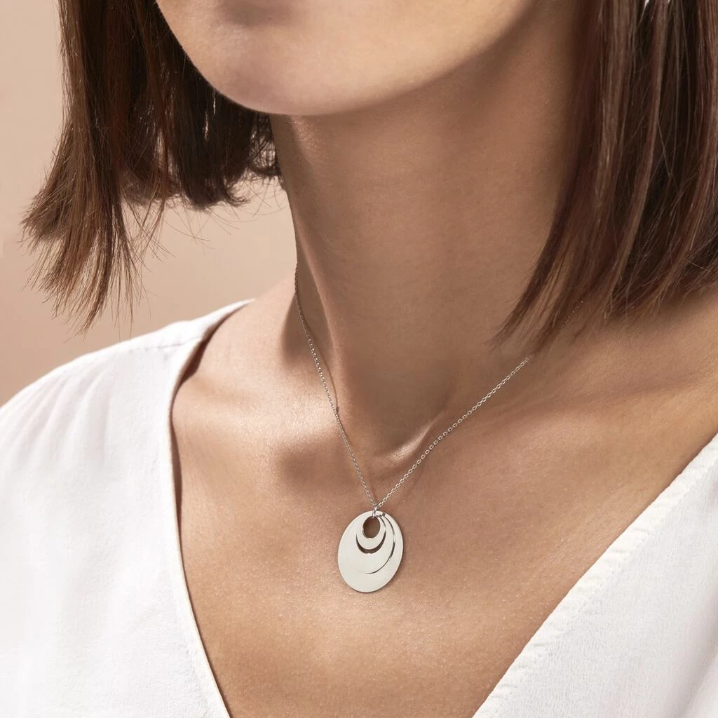 Histoire D'Or Collier Abyae Argent Blanc 3 Histoire D'Or Collier Abyae Argent Blanc – Image 3