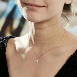 Histoire D'Or Collier Olva Argent Blanc 5 Histoire D'Or Collier Olva Argent Blanc -Colliers Fantaisie Soldes FACFBW015I model0