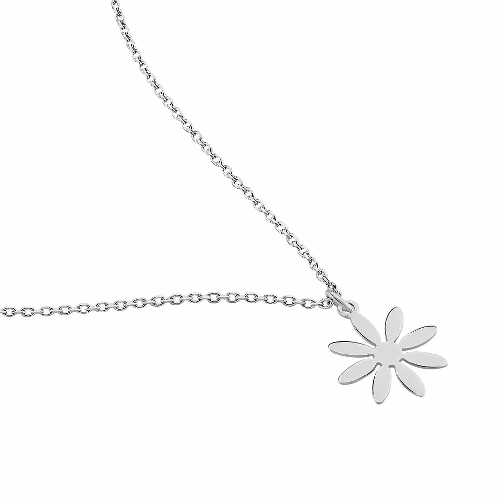 Histoire D'Or Collier Olva Argent Blanc 2 Histoire D'Or Collier Olva Argent Blanc – Image 2