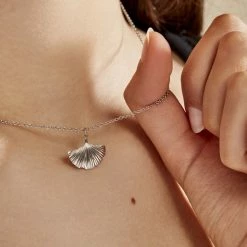 Histoire D'Or Collier Sahana Argent Blanc -Colliers Fantaisie Soldes FACFBW015T model1