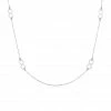 Histoire D'Or Collier Sautoir Infinity Argent Blanc