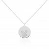 Histoire D'Or Collier Florine Argent Blanc