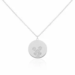 Histoire D'Or Collier Florine Argent Blanc