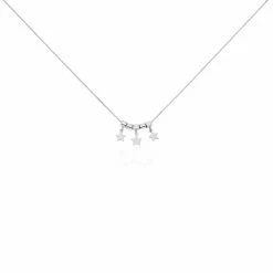 Histoire D'Or Collier Argent Blanc Olie