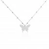 Histoire D'Or Collier Argent Lauree