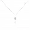 Histoire D'Or Collier Euriell Argent Blanc