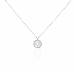 Histoire D'Or Collier Argent Blanc Vroon