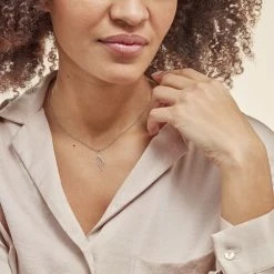 Histoire D'Or Collier Argent Blanc Prudent -Colliers Fantaisie Soldes FACFBW01CY model0
