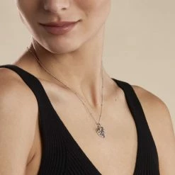 Histoire D'Or Collier Argent Rechef Oxydes De Zirconium -Colliers Fantaisie Soldes FACFBW01DB model0