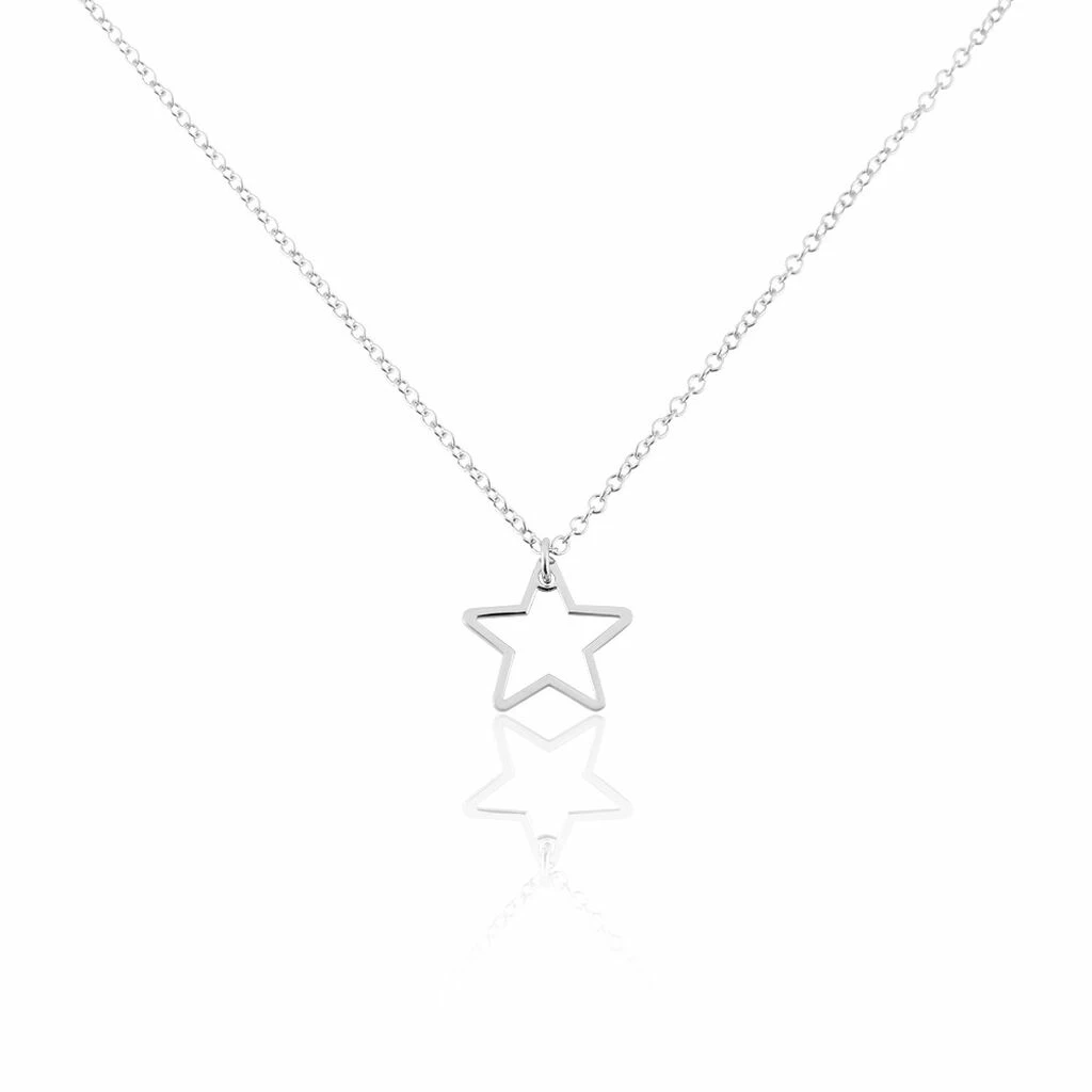 Histoire D'Or Collier Velma Argent Blanc 1 Histoire D'Or Collier Velma Argent Blanc