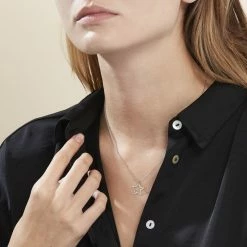 Histoire D'Or Collier Velma Argent Blanc 6 Histoire D'Or Collier Velma Argent Blanc -Colliers Fantaisie Soldes FACFBW01DN model0