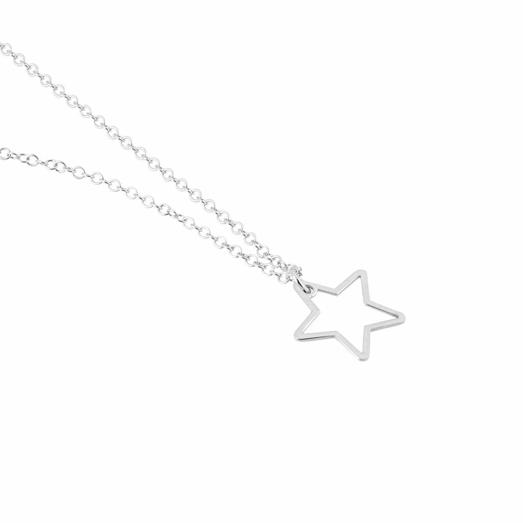 Histoire D'Or Collier Velma Argent Blanc 2 Histoire D'Or Collier Velma Argent Blanc – Image 2