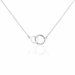 Histoire D'Or Collier Argent Blanc Ula