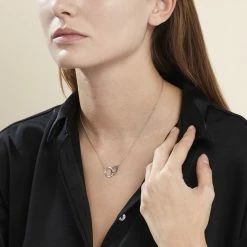 Histoire D'Or Collier Argent Blanc Ula 6 Histoire D'Or Collier Argent Blanc Ula -Colliers Fantaisie Soldes FACFBW01EA model0