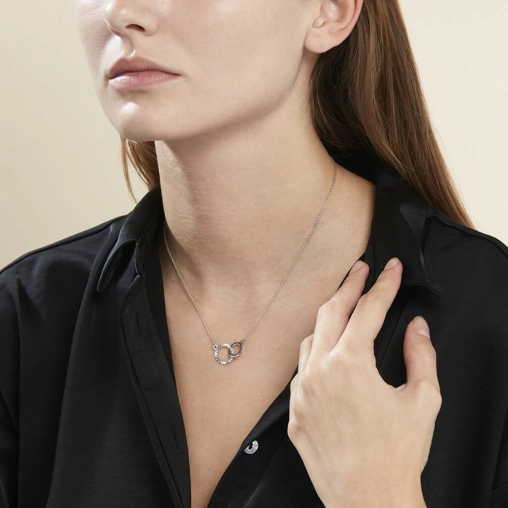 Histoire D'Or Collier Argent Blanc Ula 3 Histoire D'Or Collier Argent Blanc Ula – Image 3
