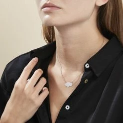 Histoire D'Or Collier Argent Blanc Philiphina -Colliers Fantaisie Soldes FACFBW01EB model0