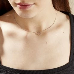 Histoire D'Or Collier Argent Blanc Cari -Colliers Fantaisie Soldes FACFBW01EP model0