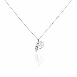 Histoire D'Or Collier Lorelle Argent Blanc