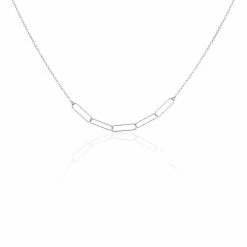 Histoire D'Or Collier Chiarina Argent Blanc