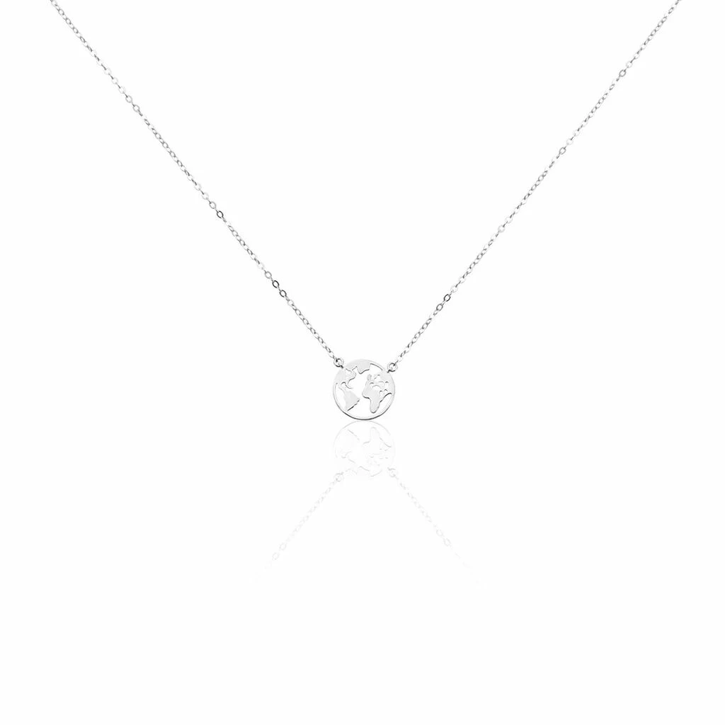 Histoire D'Or Collier Livia Argent Blanc 1 Histoire D'Or Collier Livia Argent Blanc
