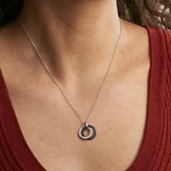 Histoire D'Or Collier Grizzel Argent Céramique Oxyde -Colliers Fantaisie Soldes FACFBXB216 model1