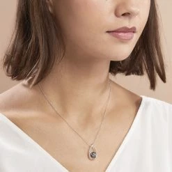 Histoire D'Or Collier Polynesie Argent Blanc Perle D'imitation Et Oxyde De Zirconium -Colliers Fantaisie Soldes FACFBXG025 model0