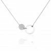 Histoire D'Or Collier Issara Argent Blanc Céramique Et Oxyde De Zirconium