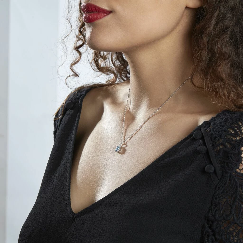 Histoire D'Or Collier Aladin Argent Blanc Oxyde De Zirconium 3 Histoire D'Or Collier Aladin Argent Blanc Oxyde De Zirconium – Image 3