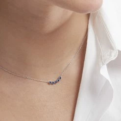 Histoire D'Or Collier Karrie Argent Blanc Oxyde De Zirconium -Colliers Fantaisie Soldes FACFBZB175 model1