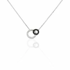 Histoire D'Or Collier Diana Argent Blanc Oxyde De Zirconium