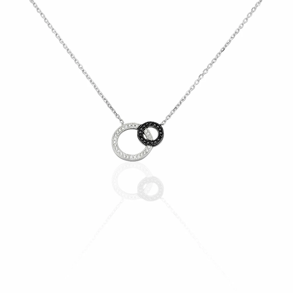 Histoire D'Or Collier Diana Argent Blanc Oxyde De Zirconium 1 Histoire D'Or Collier Diana Argent Blanc Oxyde De Zirconium