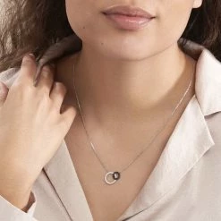 Histoire D'Or Collier Diana Argent Blanc Oxyde De Zirconium 6 Histoire D'Or Collier Diana Argent Blanc Oxyde De Zirconium -Colliers Fantaisie Soldes FACFBZD075 model0