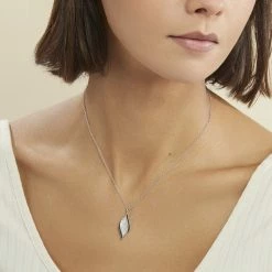 Histoire D'Or Collier Averill Argent Blanc Oxyde De Zirconium -Colliers Fantaisie Soldes FACFBZD080 model0