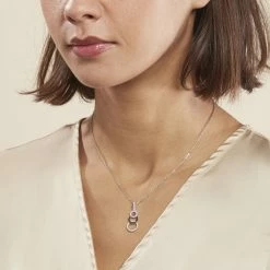 Histoire D'Or Collier Liyana Argent Blanc Oxyde De Zirconium -Colliers Fantaisie Soldes FACFBZD101 model0